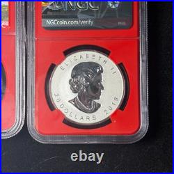 2019 Canada $20 Gilt MAPLE LEAF Incuse 40th ANNIVERSARY NGC PF69 Red