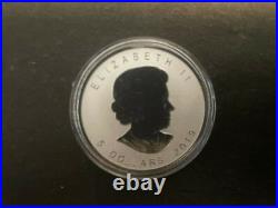 2019 Canada $5 1oz PHONOGRAPH Privy Mark Maple Leaf Silver Bullion coin