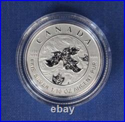 2019 Canada Silver Proof Maple Leaf 5 coin Set in Case with COA 2019 Canada Silver Proof Maple Leaf 5 coin Set in Case with COA