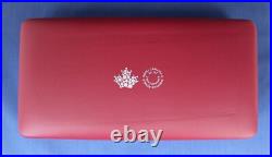 2019 Canada Silver Proof Maple Leaf 5 coin Set in Case with COA 2019 Canada Silver Proof Maple Leaf 5 coin Set in Case with COA
