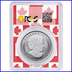 2019 Modified Proof $5 Silver Canadian Maple Leaf PCGS PR70 FDOI Pride of Two Na