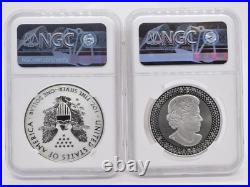 2019 NGC PF70 Pride of Two Nations Set Silver Eagle / Maple Leaf