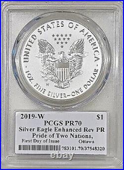 2019 Pride of Two Nations 2 Coin RCM CANADA Set PCGS PR70 FDOI