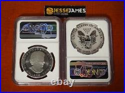 2019 W Enhanced Reverse Proof Silver Eagle Ngc Pf70 /70 Pride Of Nations Us Set