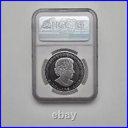 2019-W Reserve Proof Silver Eagle Maple Leaf Modified PR Pride of 2 Nations PR69