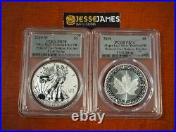 2019 W Reverse Proof Silver Eagle Pcgs Pr70 70 Pride Of Two Nations First Strike
