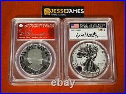 2019 W Silver Eagle Pcgs Pr70 70 Blunt Licaretz Pride Of Two Nations Set Fdi Ana