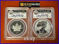 2019 W Silver Eagle Pcgs Pr70 Pride Of 2 Nations Set First Day Of Issue Whitley