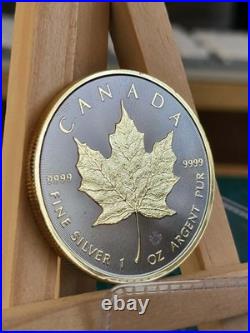 2020 1oz CANADA MAPLE LEAF GILDED SILVER /GOLD/RUTHENIUM RARE COIN NGC TEST 2 2020 1oz CANADA MAPLE LEAF GILDED SILVER /GOLD/RUTHENIUM RARE COIN NGC TEST 2