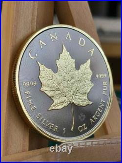 2020 1oz CANADA MAPLE LEAF GILDED SILVER /GOLD/RUTHENIUM RARE COIN NGC TEST 2 2020 1oz CANADA MAPLE LEAF GILDED SILVER /GOLD/RUTHENIUM RARE COIN NGC TEST 2
