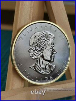 2020 1oz CANADA MAPLE LEAF GILDED SILVER /GOLD/RUTHENIUM RARE COIN NGC TEST 2 2020 1oz CANADA MAPLE LEAF GILDED SILVER /GOLD/RUTHENIUM RARE COIN NGC TEST 2