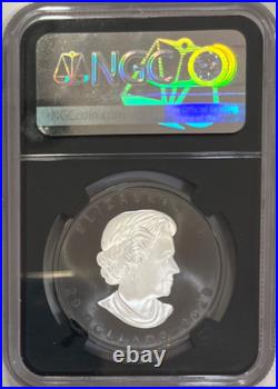 2020 Canada $20 MAPLE LEAF Rhodium-Platinum NGC PF70 FIRST DAY OF PRODUCTION