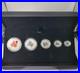 2020 Canada Fractional 5 Coin Set. 9999 Fine Silver, Proof, Maple Leaf Design