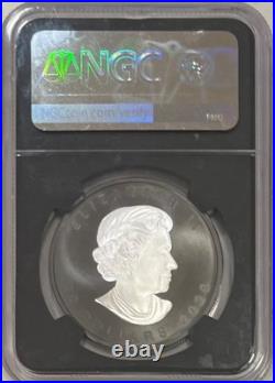 2020 Canada Maple Leaf $20 BLACK RHODIUM Incuse NGC PF70 FDOI