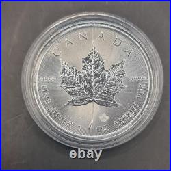2020 Canada Maple Leaf 5 Dollars 1 oz Fine Silver Coin Uncirculated