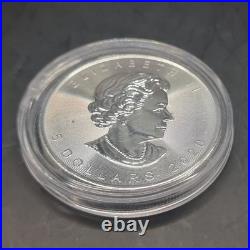 2020 Canada Maple Leaf 5 Dollars 1 oz Fine Silver Coin Uncirculated