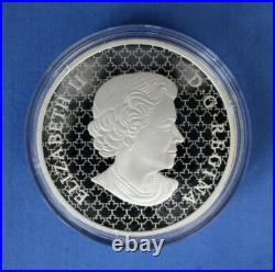 2020 Canada Silver Proof $30 coin Maple Leaf Brooch Legacy in Case with COA