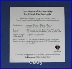 2020 Canada Silver Proof $30 coin Maple Leaf Brooch Legacy in Case with COA