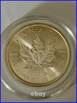 2020 Canadian Maple Leaf 1oz. 9999 Silver BU Royal Canadian Mint Bullion Coin