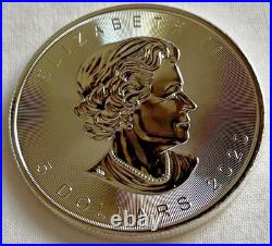 2020 Canadian Maple Leaf 1oz. 9999 Silver BU Royal Canadian Mint Bullion Coin