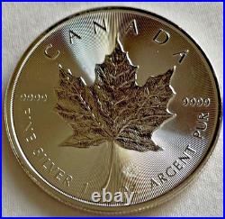 2020 Canadian Maple Leaf 1oz. 9999 Silver BU Royal Canadian Mint Bullion Coin