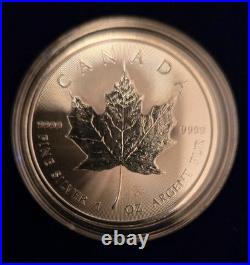 2020 Canadian Maple Leaf 1oz Fine. 999 Silver Coin Sigma Verified