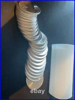 2020 Canadian Maple Leaf Coin Full Tube 25 Coins 999 Fine Silver