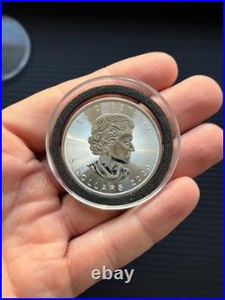 2020 Canadian Maple Leaf Silver Coin 1oz in Protective Capsule