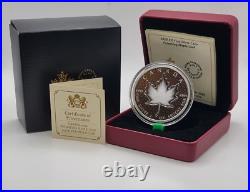 2020 Royal Canadian Mint 2oz PULSATING MAPLE LEAF Silver Proof $10 coin