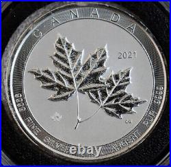 2021 $10 Canada Twin Maples 2oz 9999 Fine Silver Coin