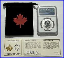 2021 $20 NGC PF70 REVERSE PROOF SILVER CANADA MAPLE LEAF FDOI SUPER INCUSE 1oz