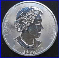 2021 $50 Canada Maple Leaf 10 oz. 9999 Fine Silver Round (JW201)