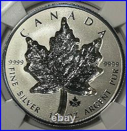 2021 CANADA $20 MAPLE LEAF SILVER 1 Oz SUPER INCUSE NGC REVERSE PROOF 70 FR