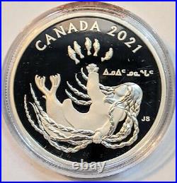 2021 Canada 1 oz Silver $20 Generations Inuit Nunangat Nuliajuk? Sea Goddess