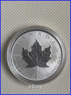 2021 Canada $5 1oz Winnipeg mint W Privy Mark Maple Leaf Silver Bullion coin F1 2021 Canada $5 1oz Winnipeg mint W Privy Mark Maple Leaf Silver Bullion coin F1