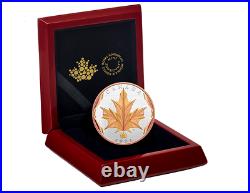 2021 Canada $50 Pure Silver Coin Maple Leaf in Motion