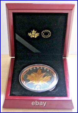 2021 Canada 5oz. 999 Silver $50 Maple Leaves in Motion Fifty Dollars Boxed
