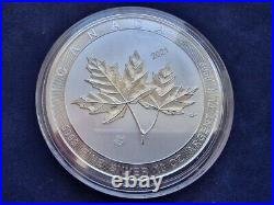 2021 Magnificent Maple Leaf Silver Coin 10 Oz 9999 Pure Silver Lot 3