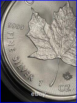 2021 (New) Canada Maple Leaf Commemorative sterling silver 1 oz silver coins 2