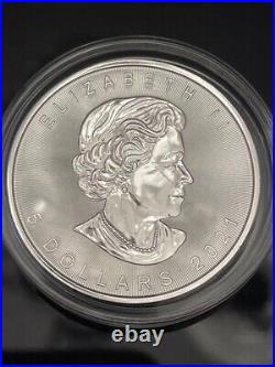 2021 (New) Canada Maple Leaf Commemorative sterling silver 1 oz silver coins 2