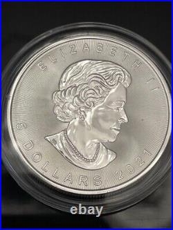 2021 (New) Canada Maple Leaf Commemorative sterling silver 1 oz silver coins 2