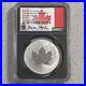 2021 W Canada $5 1 oz Silver Tailored Specimen Maple Leaf NGC SP70 First Day Iss