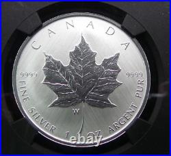 2021-W Canada Maple Leaf 1 oz Silver $5 Dollar Coin NGC Slabbed SP 70 M6432