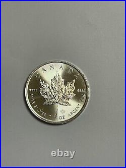 2022 1/10 oz Canadian Gold Maple Leaf & 2022 1 oz Canadian Maple Silver Coin
