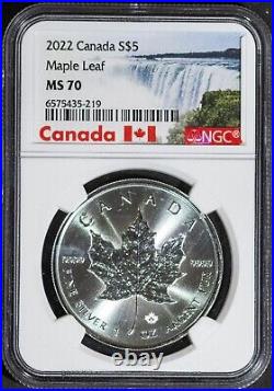 2022 $1 Canadian Maple MS 70 NGC # 6575435-219 + Bonus