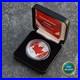 2022 1OZ Silver Canada Maple Leaf Flag Edition NEW ONLY 500pc Etui Certificate
