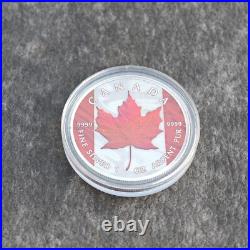 2022 1OZ Silver Canada Maple Leaf Flag Edition NEW ONLY 500pc Etui Certificate