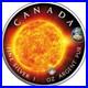 2022 $5 The Sun Our Solar System 1oz Silver Maple Leaf Coin