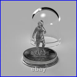 2022 Canada Maple 1 oz Antique Silver Land of a Thousand Lakes with Indian