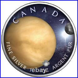 2022 Canada Maple Leaf Our Solar System PLANET VENUS coin 1 oz. 999 silver